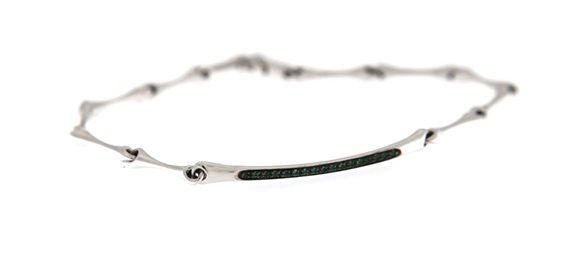 Bracciale Chimento in Oro bianco Smeraldo 0.12 Ct 82698275 - 82698275